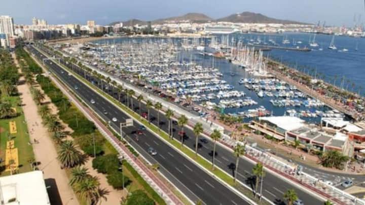 Nice Room-Terrace- Private Toilete-Closer Sport Pier-Optical Fiber 1 Gb Las Palmas de Gran Canaria Extérieur photo